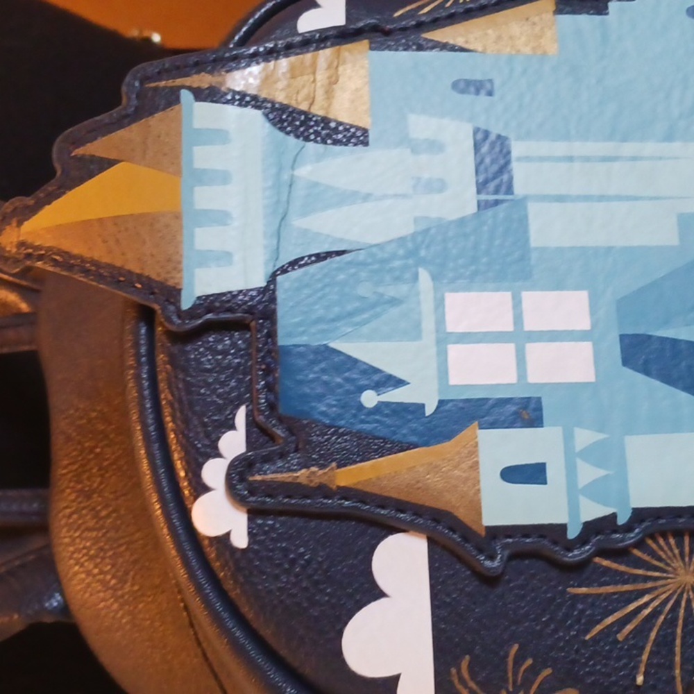 Rare DISNEY parks Cinderellas Castle Loungefly - Picture 2 of 16